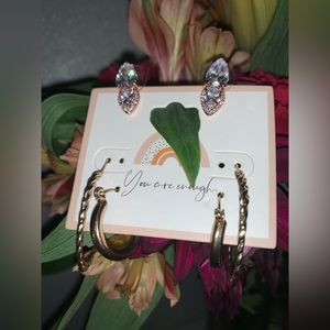 Brand New - Set of (3) Pair of Earrings 💎